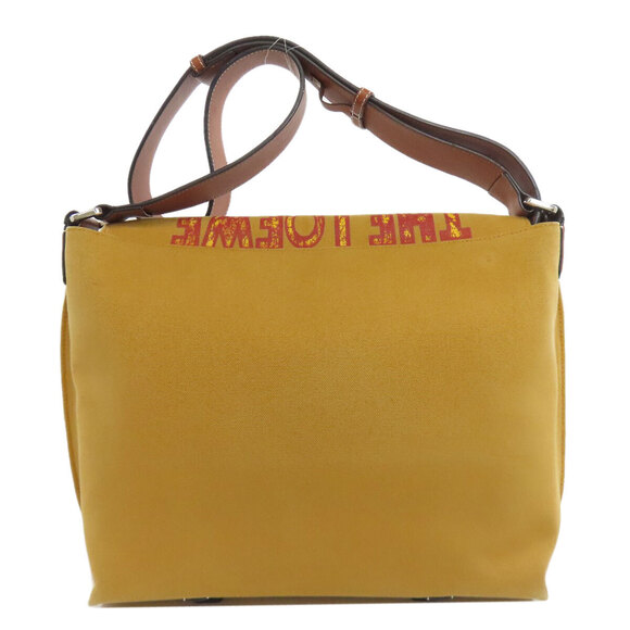 Loewe messenger bag shoulder canvas calf leather - Picture 2 of 10